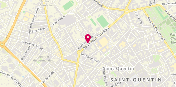 Plan de DIVE Sylvie, 114 Boulevard Richelieu, 02100 Saint-Quentin
