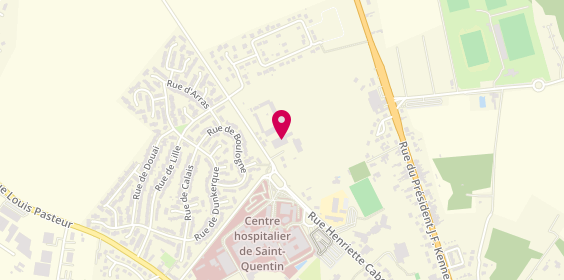 Plan de DIOT Déborah, 98 Ter Rue Henriette Cabot, 02100 Saint-Quentin