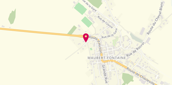 Plan de AUDEGOND Carole, 4 Chemin de la Bouchere, 08260 Maubert-Fontaine