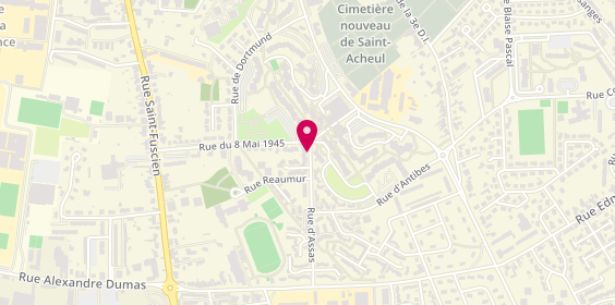 Plan de LORENZINI Anthony, 4 Rue d'Assas, 80090 Amiens