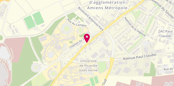 Plan de BERTHE Simon, 214 Rue Jean Moulin, 80000 Amiens