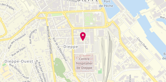 Plan de BERGEOT Caroline, 20 Avenue Pasteur, 76200 Dieppe