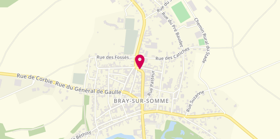 Plan de BENOÎT Christelle, 16 Rue Gambetta, 80340 Bray-sur-Somme