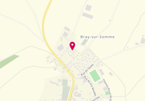 Plan de CERGNUL Baptiste, 5 Allee des Petits Pas, 80340 Bray-sur-Somme