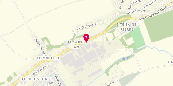 Plan de ANCEL-DUBUFFET Géraldine, 94 Rue du General de Gaulle, 80610 Saint-Ouen