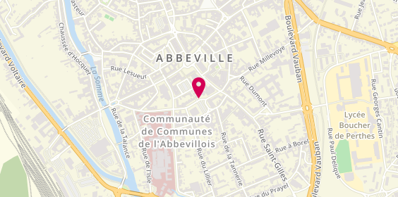 Plan de CAUBLOT Ludivine, 14 Place du Grand Marche, 80100 Abbeville