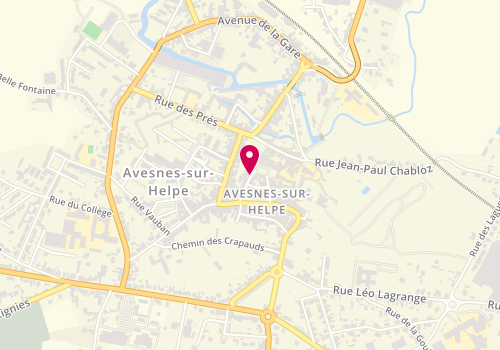 Plan de K BIDI Caroline, 15 Rue Villien, 59440 Avesnes-sur-Helpe