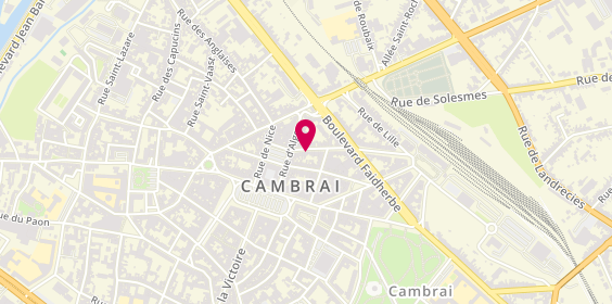 Plan de LANDERIEUX Aurore, 12 Rue des Cordiers, 59400 Cambrai