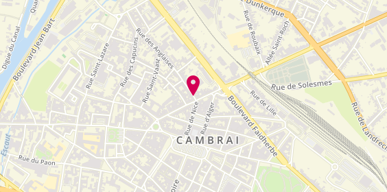Plan de BRISSE Catherine, 4 Rue Saint Géry, 59400 Cambrai