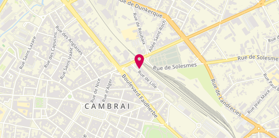 Plan de MBUYI NGALULA Nathalie, 7 Rue de Lille, 59400 Cambrai