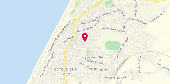 Plan de CARU Julie, 25 Avenue Paul Doumer, 80410 Cayeux-sur-Mer