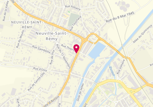 Plan de FONTAINE Cécile, 51 Bis Rue de Lille, 59554 Neuville-Saint-Rémy