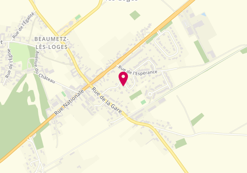 Plan de DAMBREVILLE Emeline, 2 Résidence Saphir, 62123 Beaumetz-lès-Loges