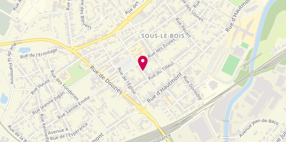 Plan de CACHOIRE Priscillia, 36 Rue de la Ceramique, 59600 Maubeuge