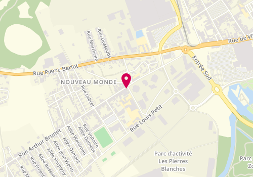 Plan de BOULINGUIEZ Sylvain, 416 Rue Arthur Brunet, 59220 Denain
