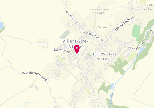 Plan de VALENTIN Vanessa, 5 Rue des Anciens d'Afn, 59600 Villers-Sire-Nicole