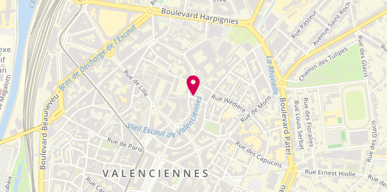 Plan de CARPENTIER Alexandra, 8 Rue du Pont 9, 59300 Valenciennes