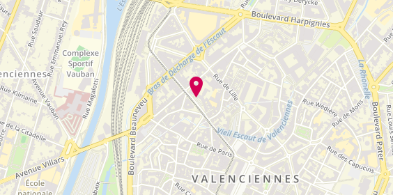 Plan de ROY Mathilde, 68 Avenue Georges Clemenceau, 59300 Valenciennes