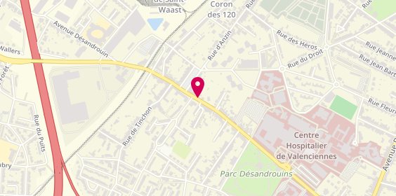 Plan de SOUPLET Aurélie, 190 Avenue Désandrouins, 59300 Valenciennes
