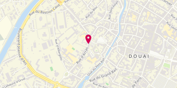 Plan de DELILLE Josselin, 77 Rue d'Arras, 59500 Douai