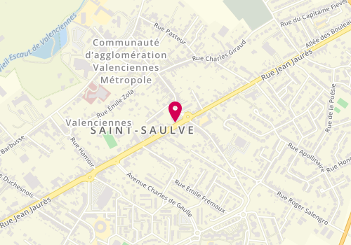 Plan de GALIO Odile, 156 Rue Jean Jaures, 59880 Saint-Saulve