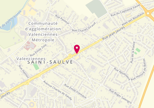 Plan de BOURAHTE Sabrina, 1221 Rue Jean Jaurès, 59880 Saint-Saulve