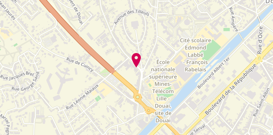 Plan de LEWANDOWSKI LAHOUSTE Marie-Françoise, 39 Rue du Faubourg de Bethune, 59500 Douai