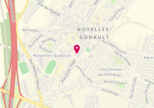 Plan de DAOUD Fatima, 48 Rue V. Hugo, 62950 Noyelles-Godault