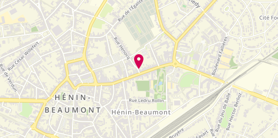 Plan de SERGEANT Rabia, 48 Rue Henocq, 62110 Hénin-Beaumont