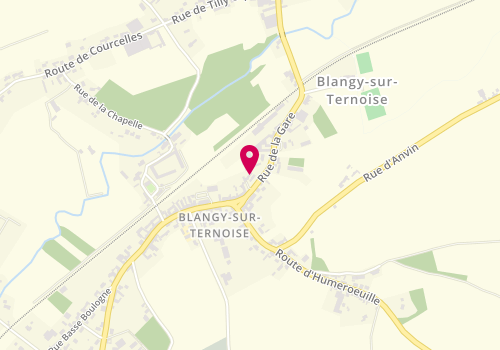Plan de COCQUET Sophie, 7 Place du Marechal Leclerc, 62770 Blangy-sur-Ternoise