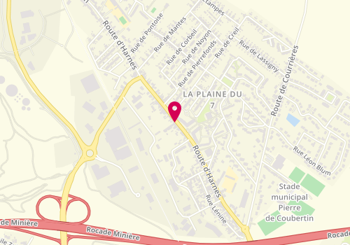 Plan de PELAT Pauline, Route d'Harnes, 62640 Montigny-en-Gohelle