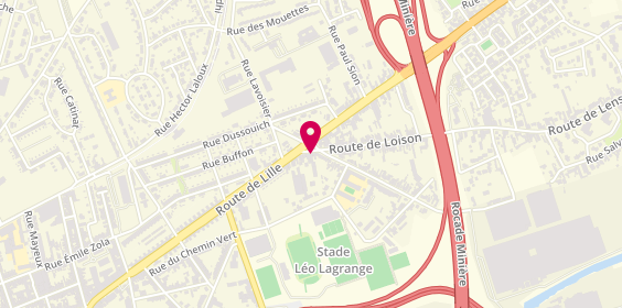 Plan de DELATTRE Elodie, 8 Route de Loison, 62300 Lens