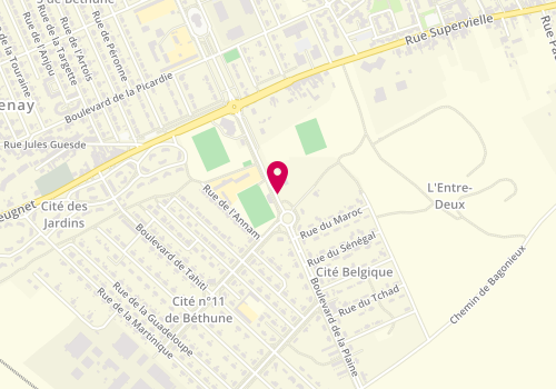 Plan de HERMANT Amélie, 5 Boulevard de la Plaine, 62160 Grenay