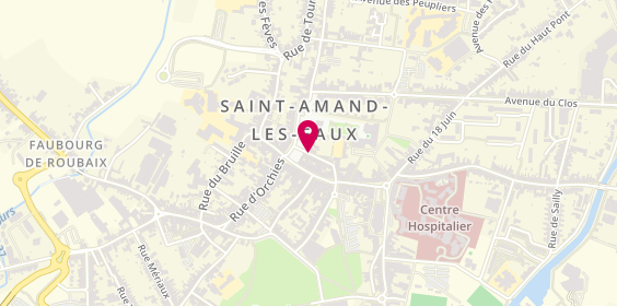 Plan de BALIER Laetitia, 1 Rue des Anges, 59230 Saint-Amand-les-Eaux