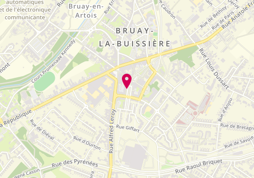 Plan de Roger-LETOMBE Sophie, 49 Rue de Berry, 62700 Bruay-la-Buissière