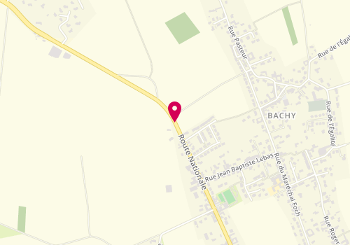 Plan de MOUALEK Soraya, 21 Route Nationale, 59830 Bachy