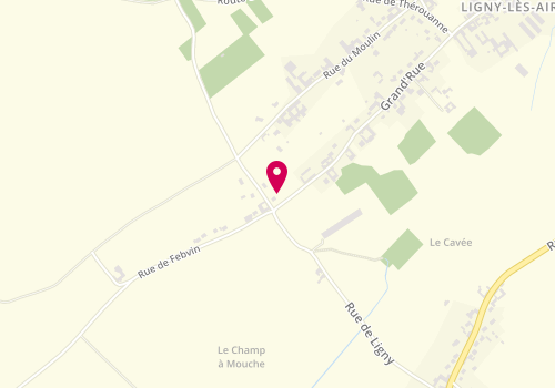Plan de LEMAITRE Isabelle, 66 Grand Rue, 62960 Ligny-lès-Aire