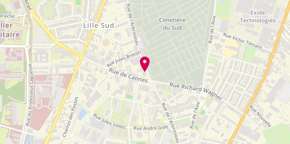 Plan de SAHBANI Abdel, 202 Rue de l'Arbrisseau, 59000 Lille