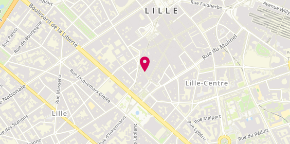 Plan de TITOUN Mélina, 10 Rue de l'Hôpital Militaire, 59000 Lille