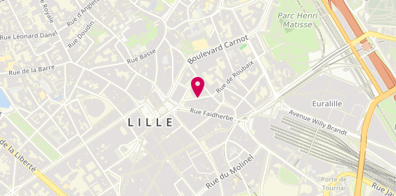 Plan de DJEDOUI Mohamed, 60 A Rue Anatole France, 59160 Lille