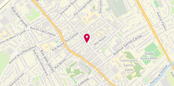 Plan de LEVEQUE DEMILLY Corinne, 55 Rue de l'Abbe Desplanques, 59130 Lambersart