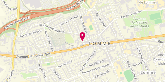 Plan de CACHEUX Camille, 39 Place du Maréchal Leclerc, 59000 Lille