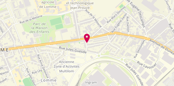 Plan de CHERIETH Elodie, 1 Rue du Puits au Bois, 59160 Lille