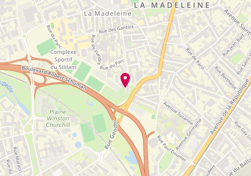 Plan de VALEMBOIS Jean-Louis, 1 Rue du Jardin de l'Arc, 59110 La Madeleine