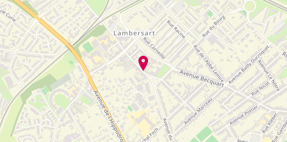 Plan de LECLERCQ Lauriana, 147 Rue du Bourg, 59130 Lambersart