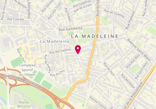 Plan de GRIERE Thomas, 40 Rue Georges Pompidou, 59110 La Madeleine