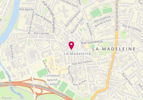 Plan de DE BOSSCHER Aurélien, 97 Rue Georges Pompidou, 59110 La Madeleine