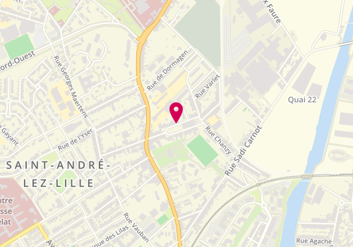 Plan de CALLENS Agnès, 17 Place du General de Gaulle, 59350 Saint-André-lez-Lille