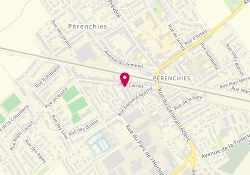 Plan de DUBOIS Ophélie, 42 Bis Rue Pasteur, 59840 Pérenchies