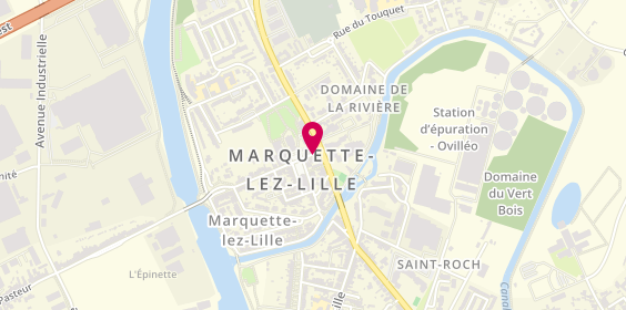 Plan de BACQUET Sandrine, 7 Rue des Martyrs de la Resistance, 59520 Marquette-lez-Lille